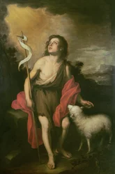 Saint Jean avec un agneau